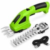 2-in-1 Cordless Grass Shears for Lawn Edging & Hedge Trimming