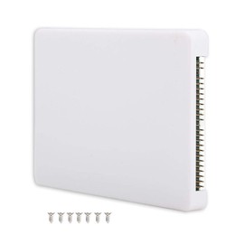 Hard Drive Box mSATA SSD to 2.5 inch 44 Pin IDE Adapter with Case, Notebook Laptop PATA / IDE Hard Drive Enclosure Adapter(white)