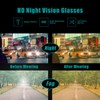 Myiaur Night Driving Anti Glare Glasses Yellow Polarized Lens for