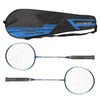 REGAIL 2Pcs Iron Alloy Badminton Racket 2 Player Badminton Racket