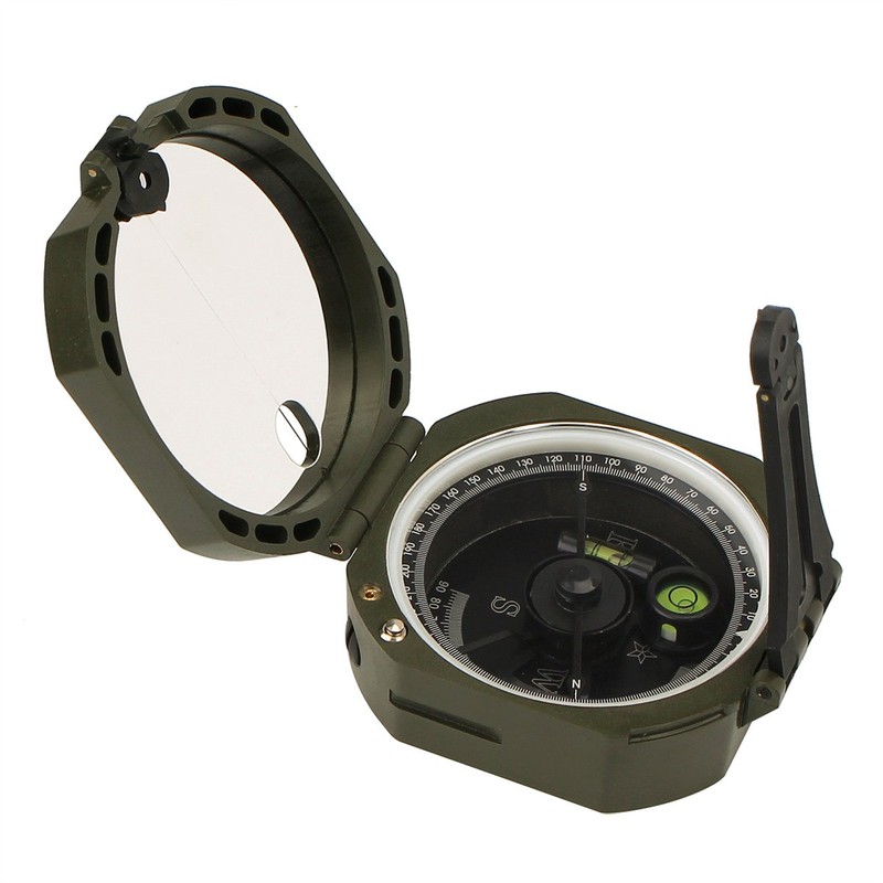 SVBONY Military Compass Multifunction Compass Lensatic Sighting Fluorescent Waterproof for