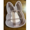 Cook With Color Bunny Snack Box Food Storage Container Pink