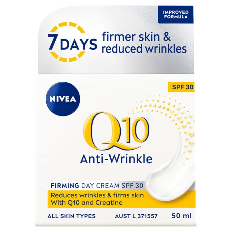 NIVEA Q10 Anti-Wrinkle Firming Day Cream SPF 30 50ml