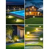 GOLUMUP Solar Spotlight for Outdoor Garden with Motion Sensor, Pack
