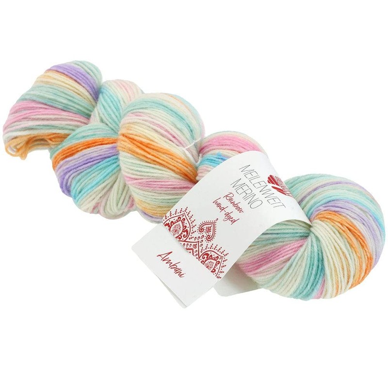 LANA GROSSA MW 100 Merino Hand-Dyed Rainbow