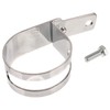 Exhaust Clamp Chrome Plated Inner Diameter 70 mm - Attaches