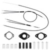 HUAREW BMX Bike Gyro Brake Cables Front + Rear (Upper