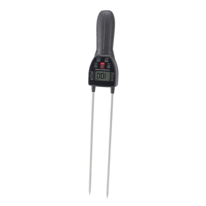 Grain Moisture Meter Tester Portable Digital with Voice Probe 300mm