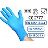 Intco Nitrile Gloves - Blue (Small)