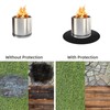 38" Fire Pit Mat for Solo Stove Bonfire,Round Fire Pit