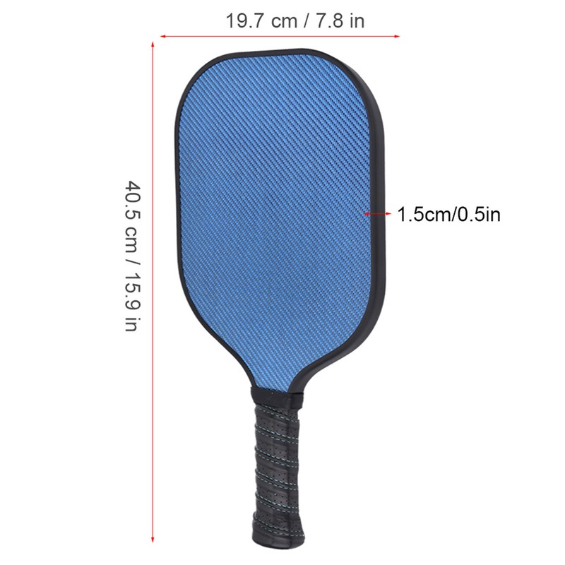 Outdoor Sport Portable PP Pickleball Paddle Racquet with Electroplating Surface