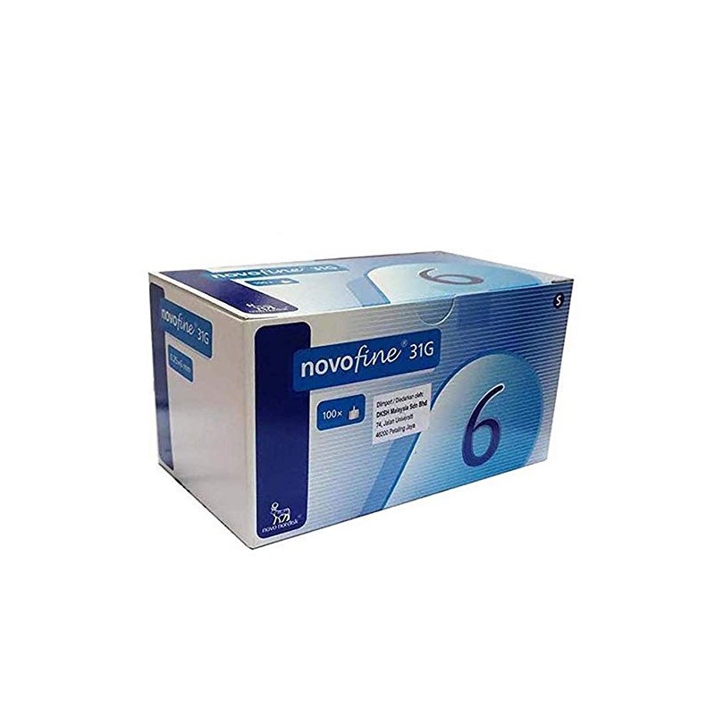 NovoFine Pen Needles 32G tip x 6mm 100ct