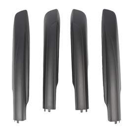 L2R for Toyota Sienna 2011-2020 Car Roof Rails Rack Leg Cover End Cap Protector Cover Matte Black Exterior Accessories 4PCS