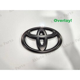 Toyota Matte Blackout Front Grille Toyota Overlay Emblem Badge 2022+ Tundra Sequoia