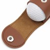 Golf Ball Case PU Leather Golf Fork Storage 2 Golf