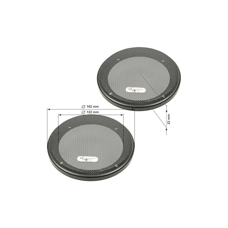 tomzz Audio Excalibur 2800-001-1 Loudspeaker Grille for 130 mm DIN