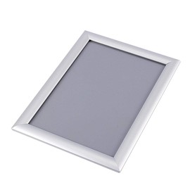 Snap Poster Frame A4 Waterproof Aluminium Poster Silver Snap Frame Clip Frame Picture Photo Holder Displays Advertisement Page for Home and Office 1PC