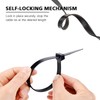 Cable Ties - 500 Pack 200mm x 3.6mm Black Beeway