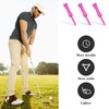 LTMMC 50PCS Pink Golf Tees Plastic, 57mm Long Golf Tees,