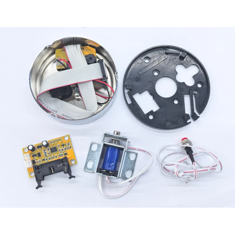 MOUNT Gun Safe Replacement Lock Chrome Digital Keypad Lock Electronic