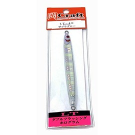 Oka Craft LT40 Zebra Glow Metal Jig, Oka Jig, 1.4 oz (40 g)