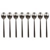 Argon Tableware Stainless Steel Teaspoons - 14.5cm - Black -
