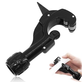 Pipe Cutter, Heavy Duty Tube Cutter 1/8"-1-5/8" (3-35mm) Tubing Cutter, Adjustable Plumbing Pipe Cutting Tool for Cutting Copper, PVC, Brass, Aluminum, Thin Stainless Steel Tube