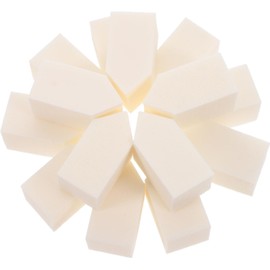 Quesitos 50 Piezas Desechables para Maquillaje de Látex Sintético Blanco Superficie para Difuminar y Fácil Almacenamiento en Maquillaje
