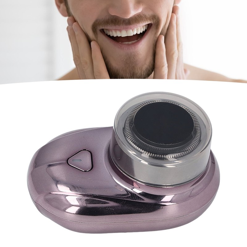 Mini Electric Beard Trimmer Men USB Rechargeable Portable Beard Trimmer