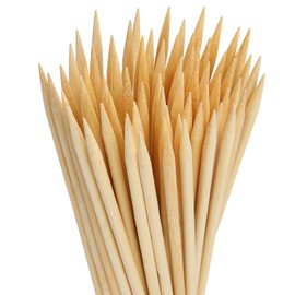 HANSGO Barbecue Skewers, 12 Inch Natural Bamboo Kabob Sticks Best for Grill, BBQ, Kebab, Marshmallow Roasting or Fruit Sticks,70PCS