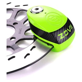 ZOVII 1 Alarm Disc Lock, 6mm Steel Pin, 120dB Anti-Theft Motorcycle Alarm, Waterproof IP67, 1-Pack