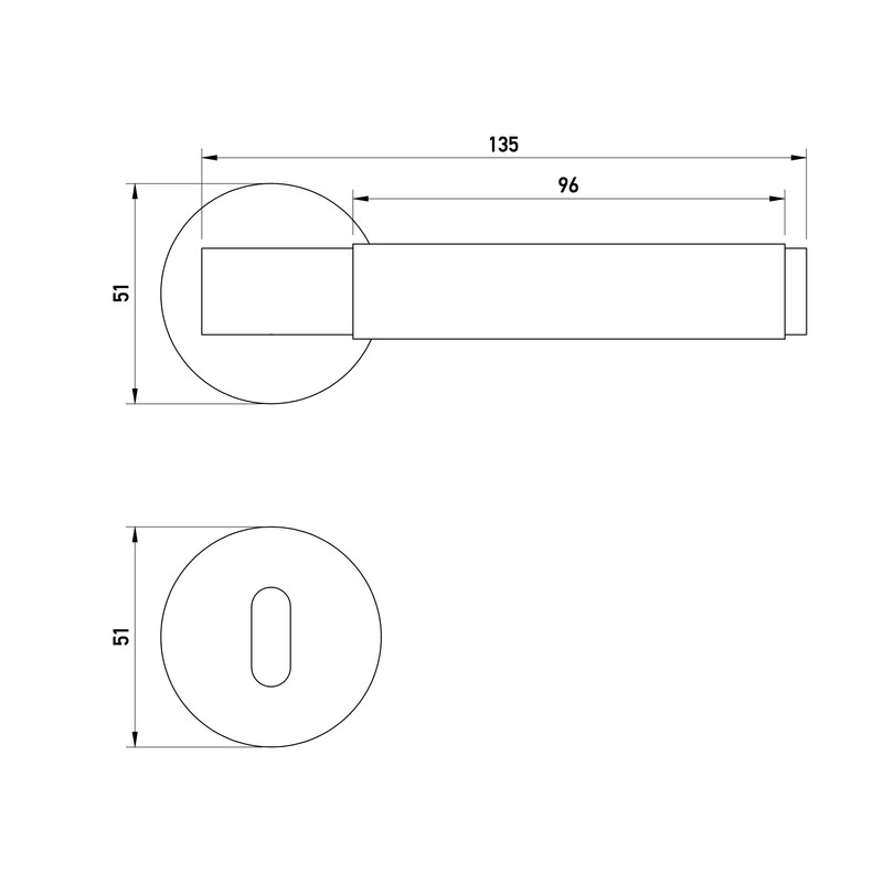 Beschläge Hamburg MUNICH-X 07 VAM BB Door Handle with Grid