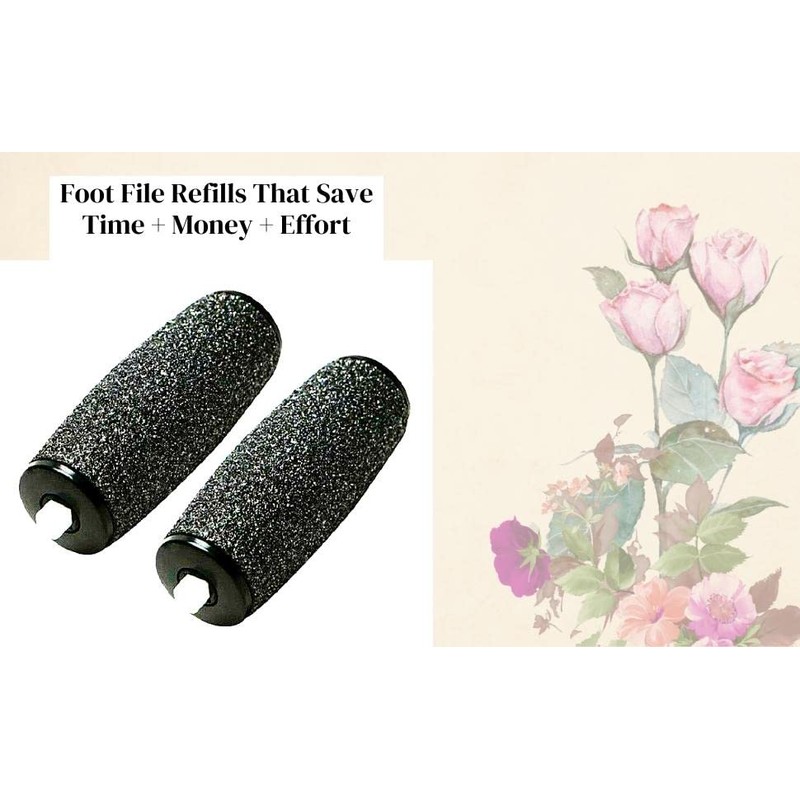 Replacement Roller Heads Refill Rollers for Electric Foot File Compatible