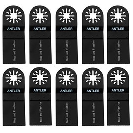 AB35WB 10x 35mm Antler Wood Cutter Blades Bosch, Fein Multimaster, Multitalent, Makita, Milwaukee, Einhell, Ergotools, Hitachi, Lidl Parkside, Ryobi, Vonhaus, Workzone Multitool Multi Tool Accessories