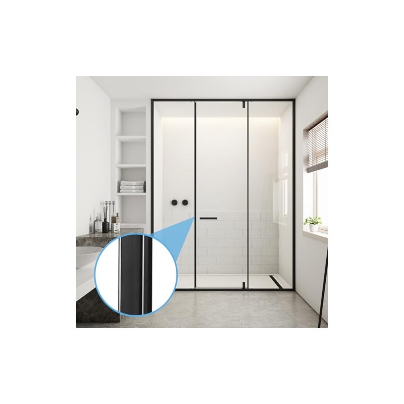 Magnetic Strips for Shower Door Replacement | 3/8" Width X