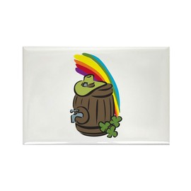 CafePress Rainbow Beer Barrel Magnets Rectangle Magnet, 2"x3" Refrigerator Magnet (10 pack)