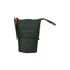 satch Pencil Slider Extra Large with Divider Zip Pocket Pen Holder Set Square Viewing Window for Timetable, Nordic Forest Green - Dark Green, one_size, Pencil Slider