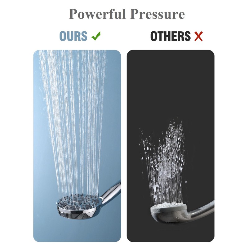 BOWGER Shower Head with Handheld High Pressure Multi-Function 7 modes,