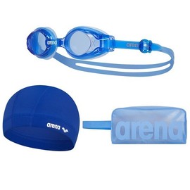 Children's swimming goggles, swimming bag, spandex swim cap, A4AC1AG38 survival swimming set / 아동수경 수영가방 스판수모 A4AC1AG38 생존수영세트
