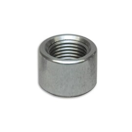 Unifizz 1PC Car 11272 3/8" NPT 1" O.D. Female Weld Bung Aluminum Silver