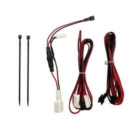 Foot Lamp Extension Kit, Built-In Fuse, Front and Rear Wiring Splicing, No Processing Required, Equivalent to Genuine Operation, Front to Rear Foot Power Extension, Safety Protection Circuit Included