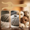 2pcs Lucet Fork & Hook, Wood Big Eye Cord Knitting