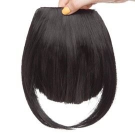 Clip in Pony Hairpiece, Extensions, Fringe, One Piece, Front Hair Extension, As Smooth As Human Hair
