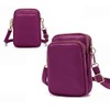 Beatus Women's Smartphone Pouch Nylon Pochette Crossbody Mini Shoulder Bag