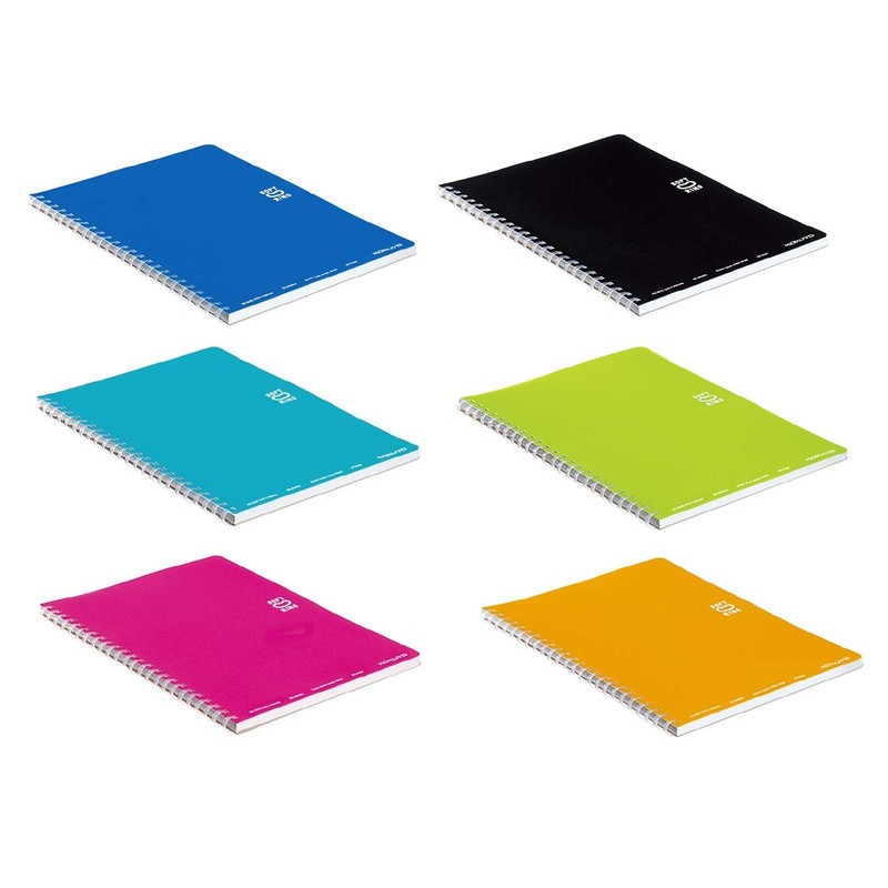 Kokuyo Soft Ring Notebook, Ruled with Dots, A5, 6 Color