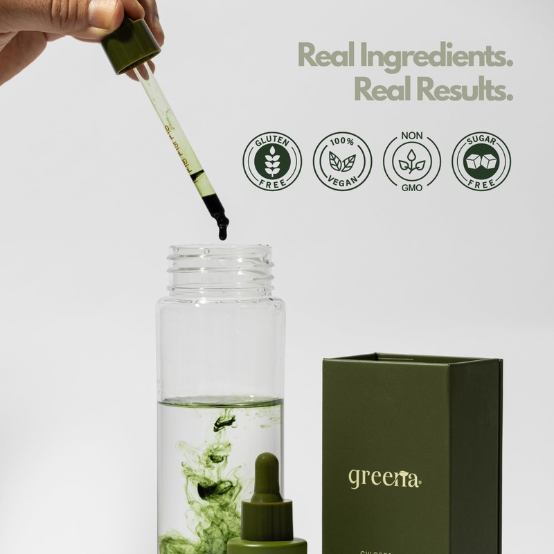 GLOTOX Chlorophyll Liquid Drops – 3000mg Sodium Copper Chlorophyllin +