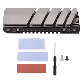 M. 2 Radiator Rapid Heat Dissipation Aluminium Alloy NVME SDD Cooler with 3 Thermal Pads for 2280 SSD