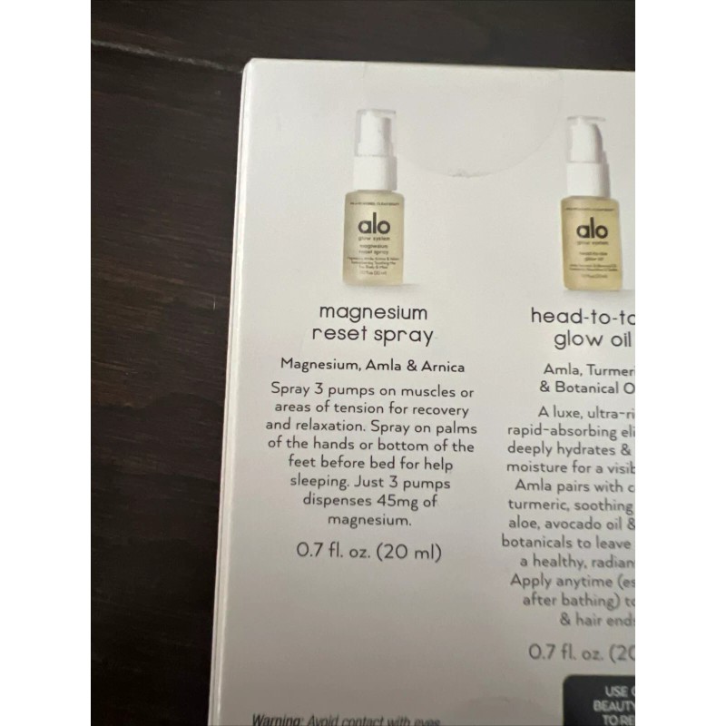 Aloe best Seller mini duo glow system