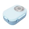 Generic 1450ml Camera-Shaped Lunch Box, Stainless Steel Compartment, Thermal Box,