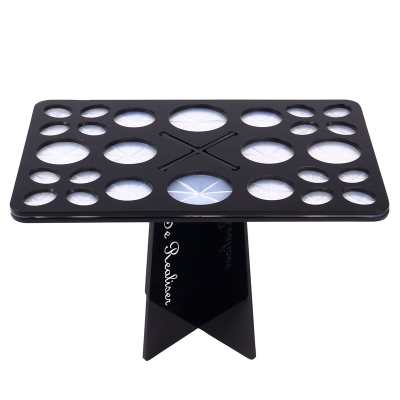 SE Realiser meikuburasisutando Brush Holder Black Makeup Brush Cleaning after